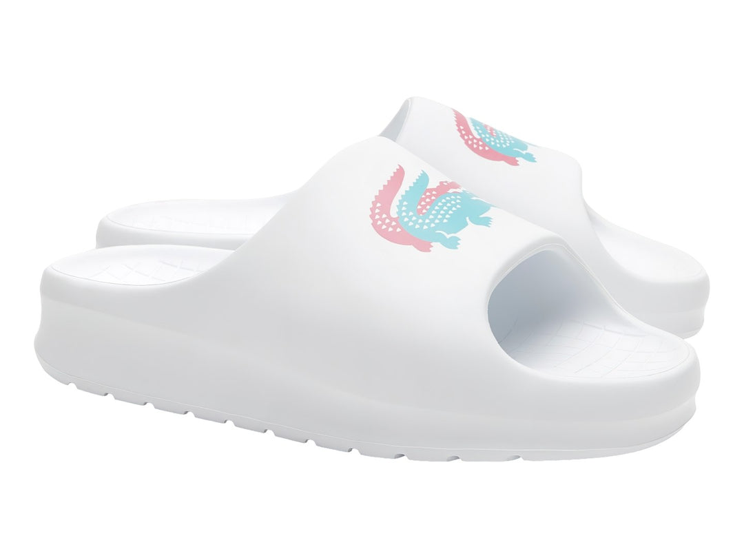 Sandalias Lacoste Croco 2.0 Evo Blancas para Mujer