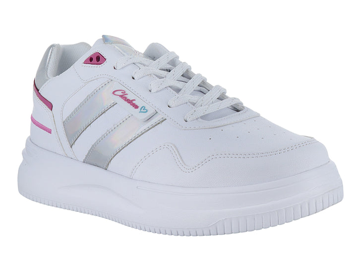 Tenis Clasben Sally Blanco Tornasol para Mujer