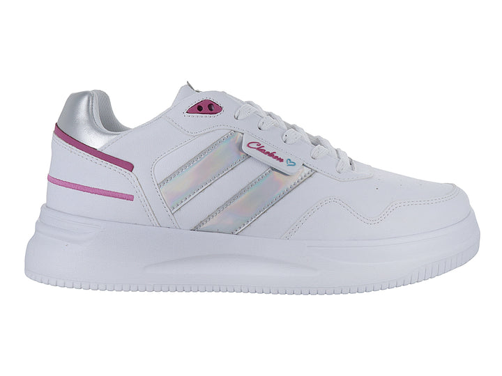 Tenis Clasben Sally Blanco Tornasol para Mujer