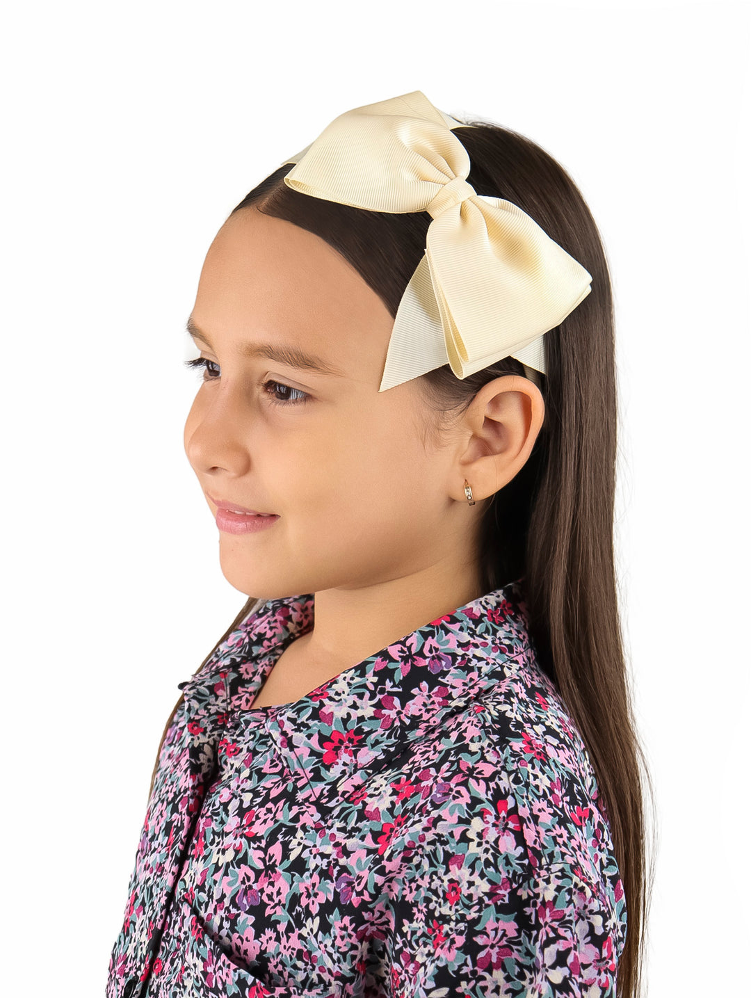 Diadema Listonella Majo Color Crema para Nina