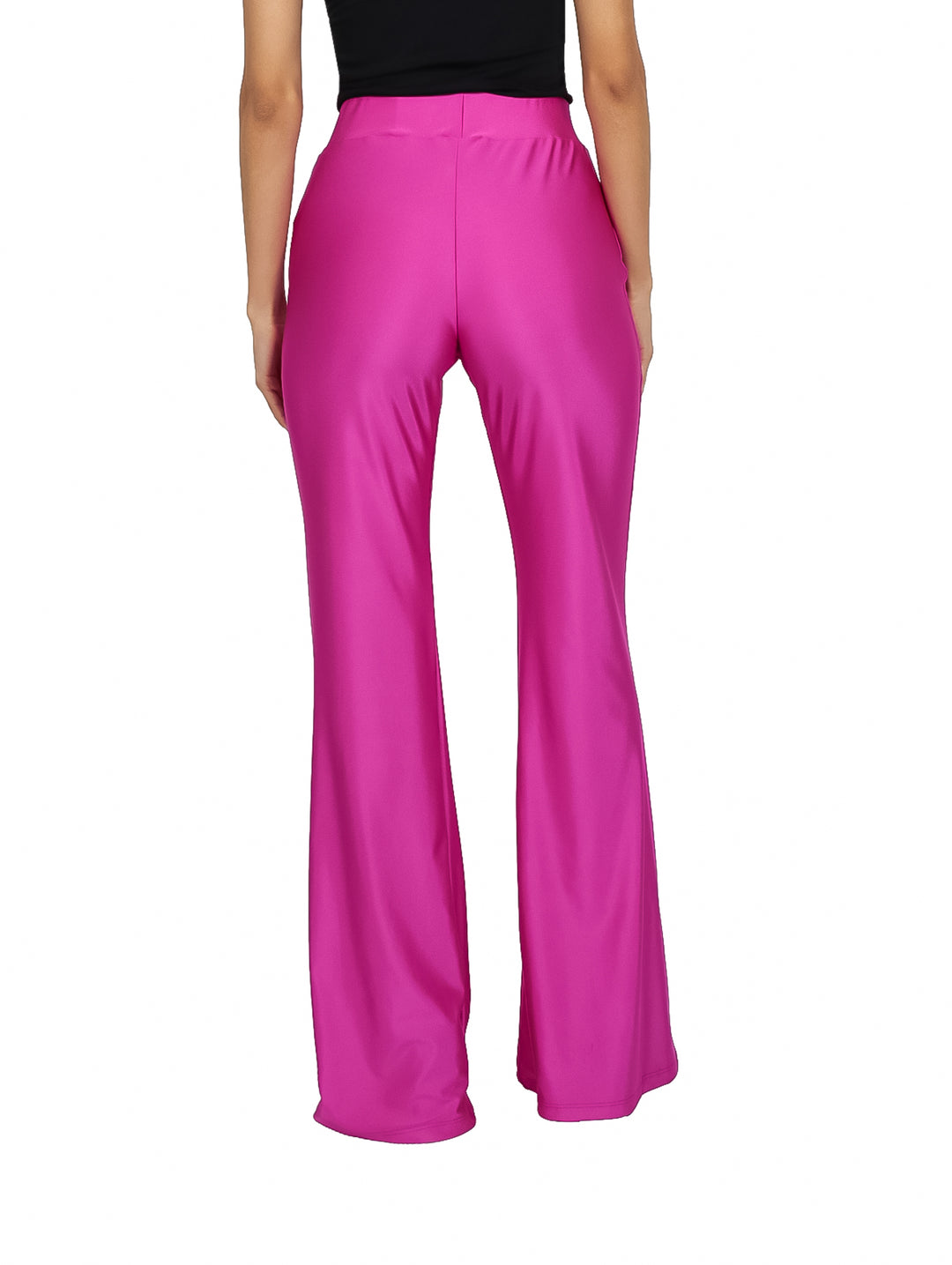 Pantalón Campana Satín Fucsia Vanidad para Mujer