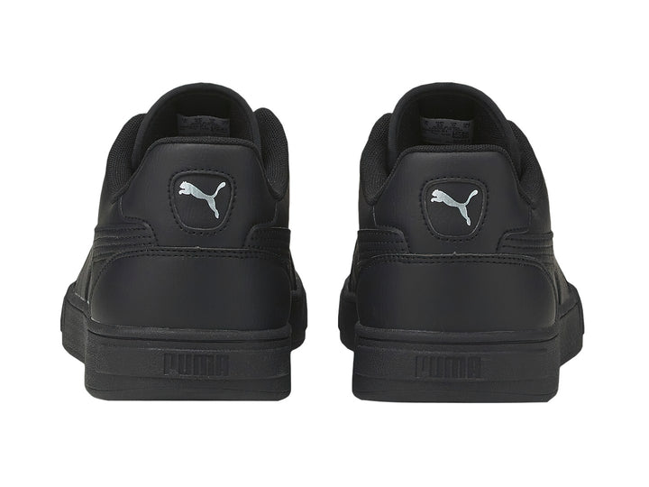 Tenis PUMA Caven Dime color negro, vista lateral sobre fondo blanco.