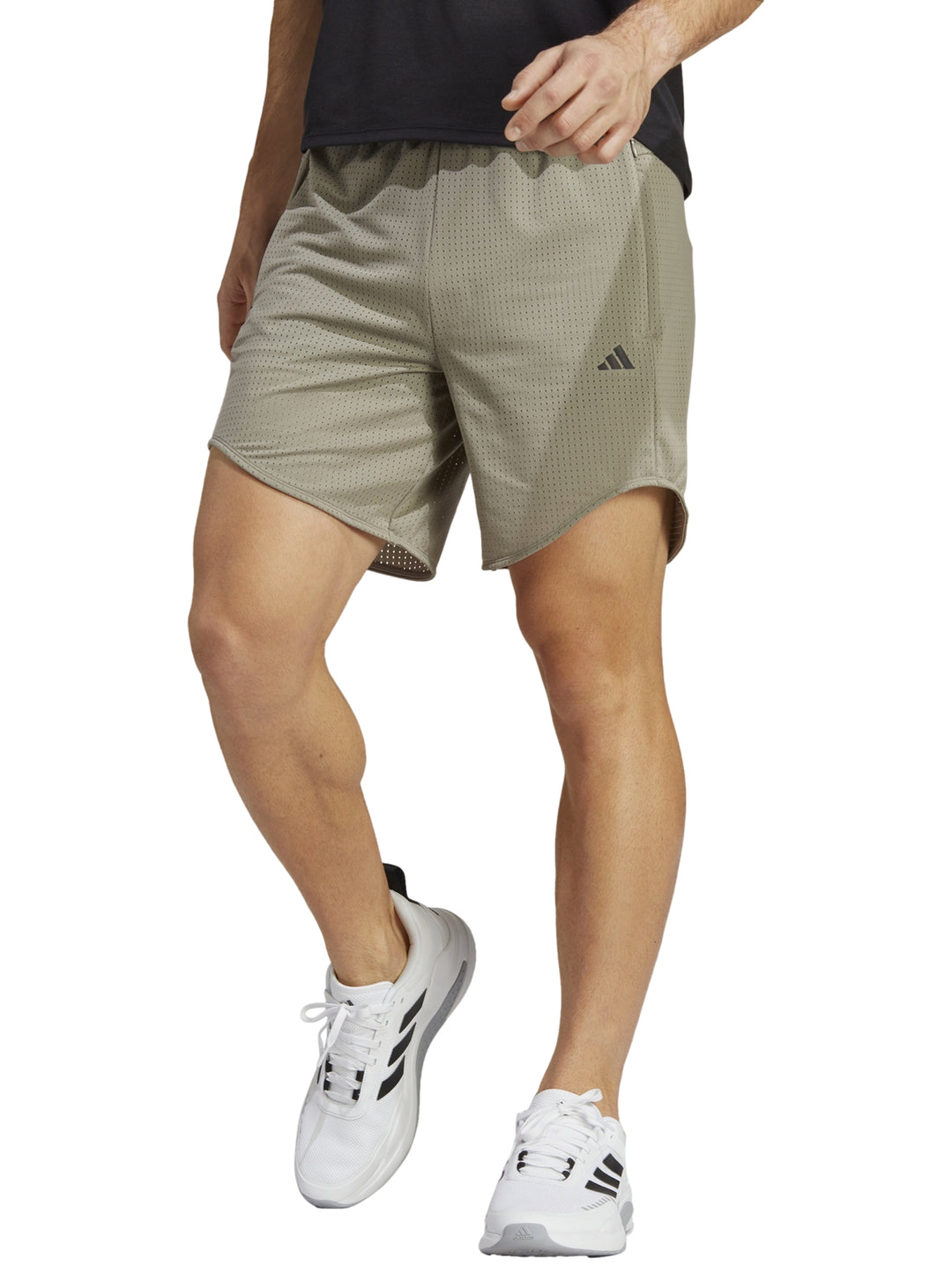 Short Deportivo Adidas HIIT Mesh Gris para Hombre