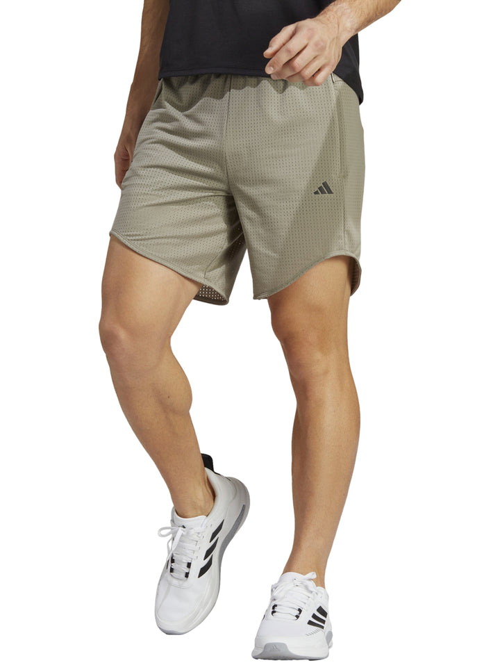 Short Deportivo Adidas HIIT Mesh Gris para Hombre