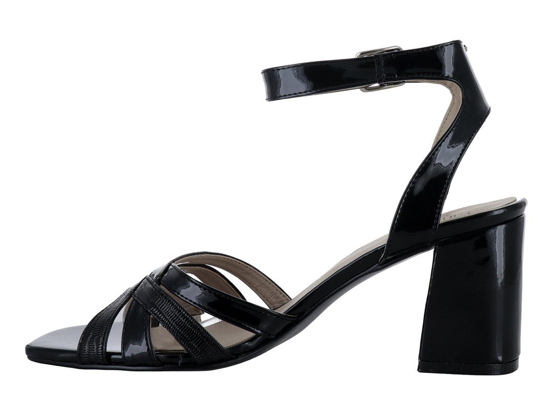 Zapatillas Luna Rosa Negro Charol para Mujer