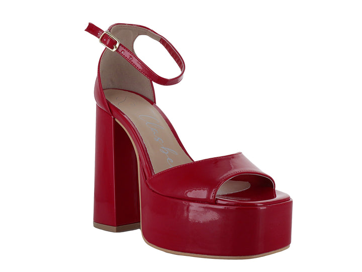 Zapatillas Clasben Elia Rojas de Charol para Mujer