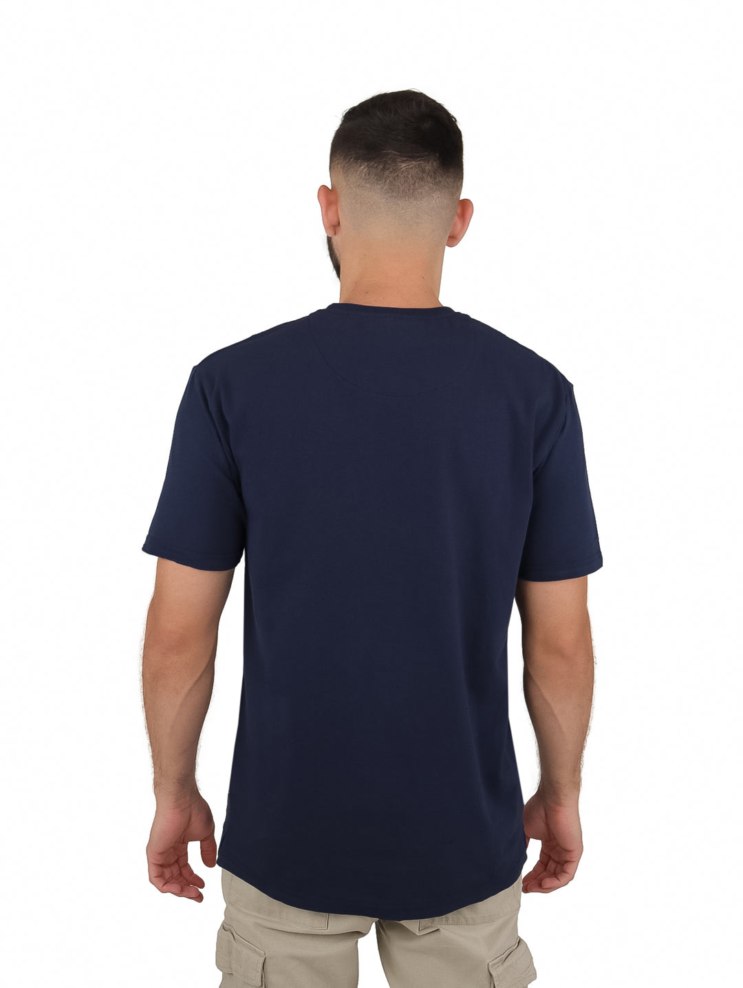 Playera Vertical Eagle Azul Marino para Hombre