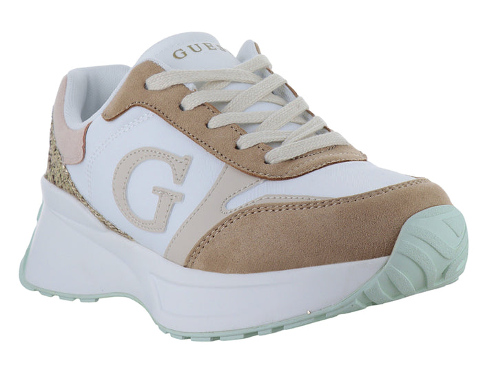 Tenis Guess Casual Blanco Multicolor para Mujer