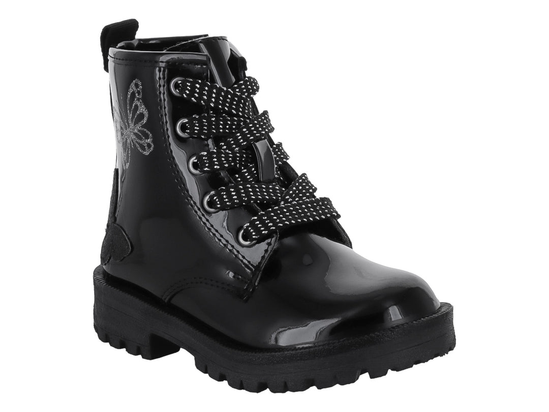 Botas Tropicana de Charol Negro para Niña