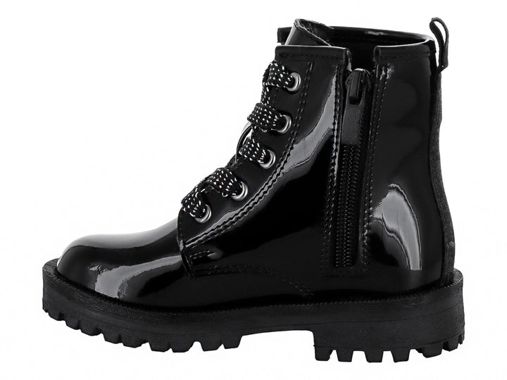Botas Tropicana de Charol Negro para Niña