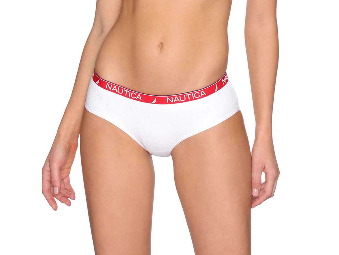 Boyshort Nautica Blanco para Mujer