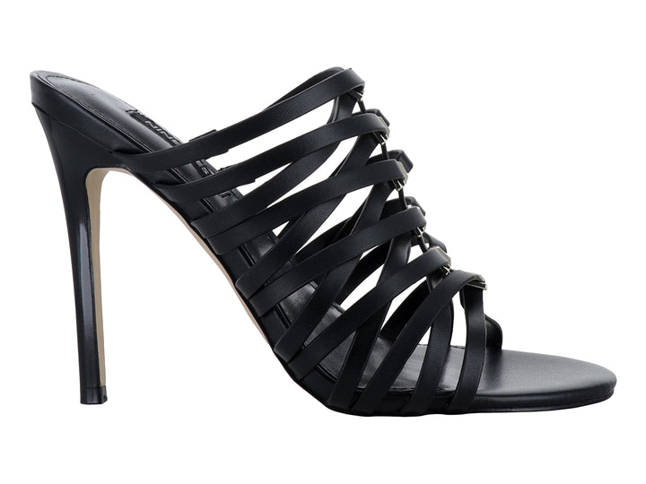 Sandalias Nine West Negras de Tacón Alto para Mujer