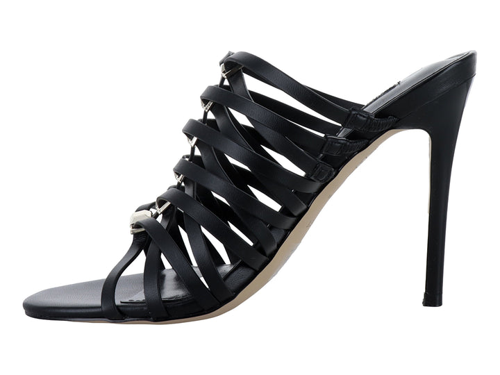 Sandalias Nine West Negras de Tacón Alto para Mujer