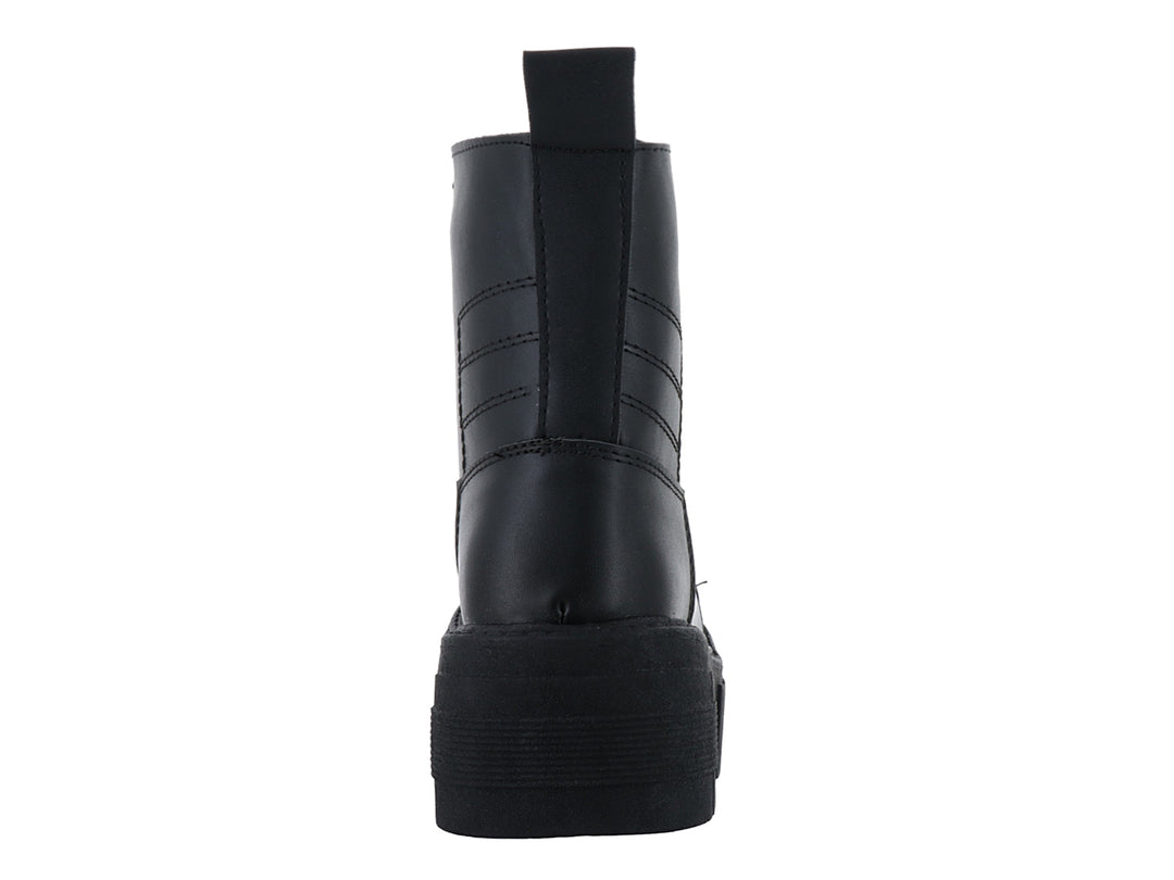 Botines Combat Punto Moda Negro para Mujer