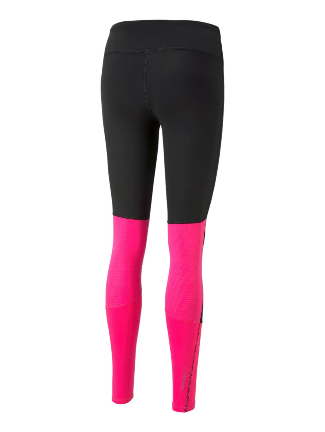Mallas PUMA Run Favorite Negro y Rosa para Mujer