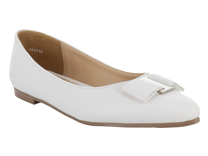 Zapatos Planos Lady Paulina Color Blanco para Mujer