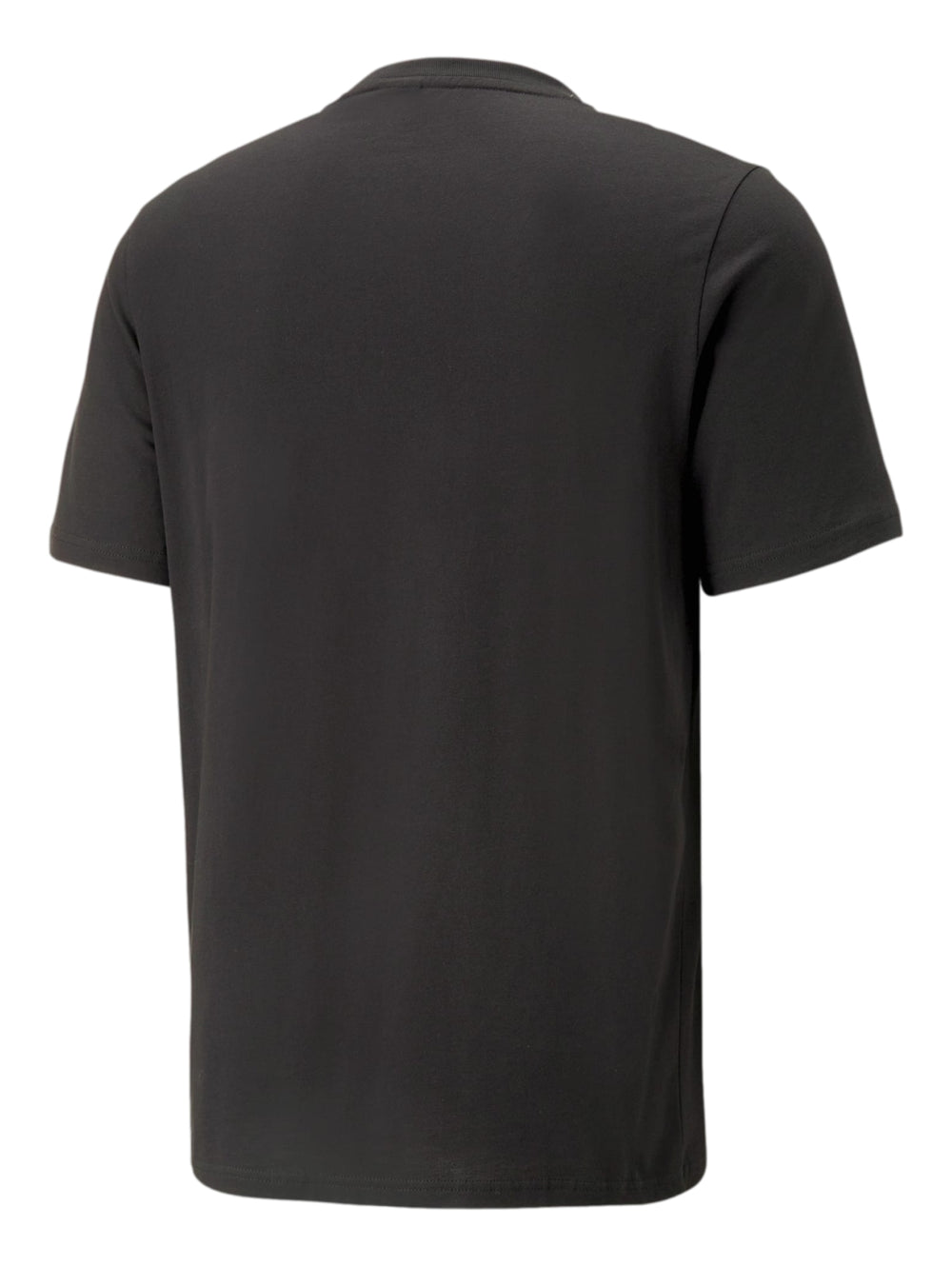 Camiseta deportiva PUMA color negro con el escudo amarillo de Ferrari en el pecho.
