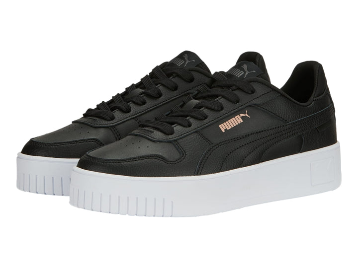 Tenis PUMA Carina Street Negros y Oro Rosa para Mujer