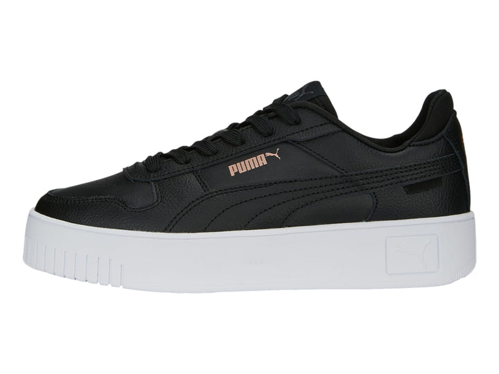 Tenis PUMA Carina Street Negros y Oro Rosa para Mujer