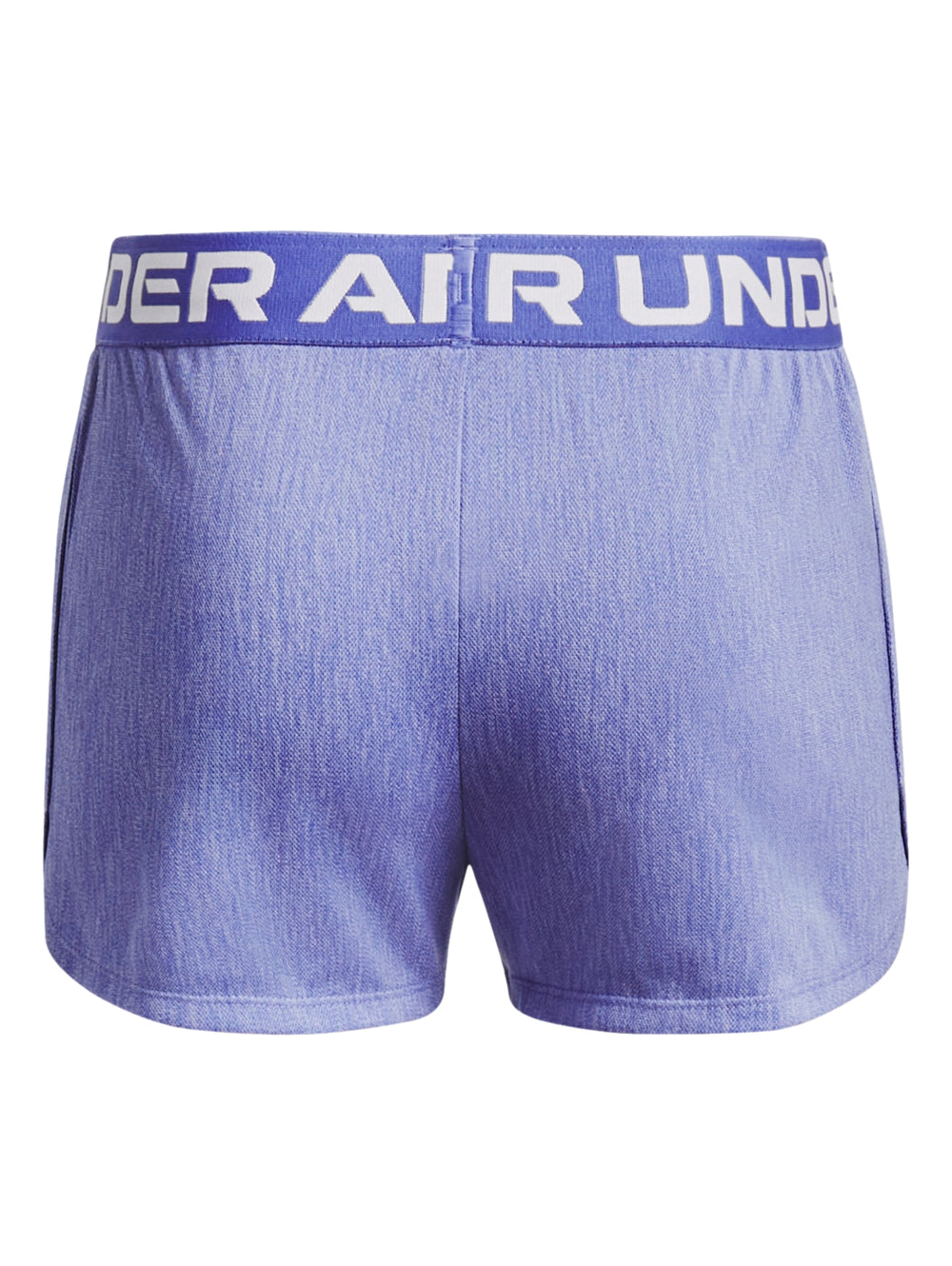 Pantalones cortos deportivos Under Armour en color azul con cintura elástica y cordón.