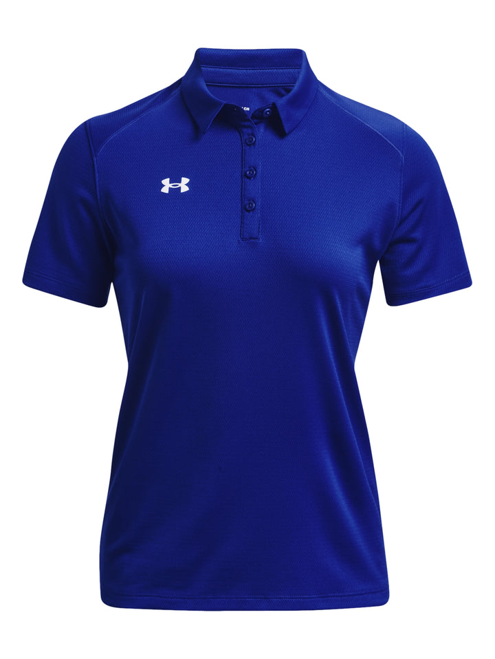Playera Polo Under Armour Team Tech Azul para Mujer