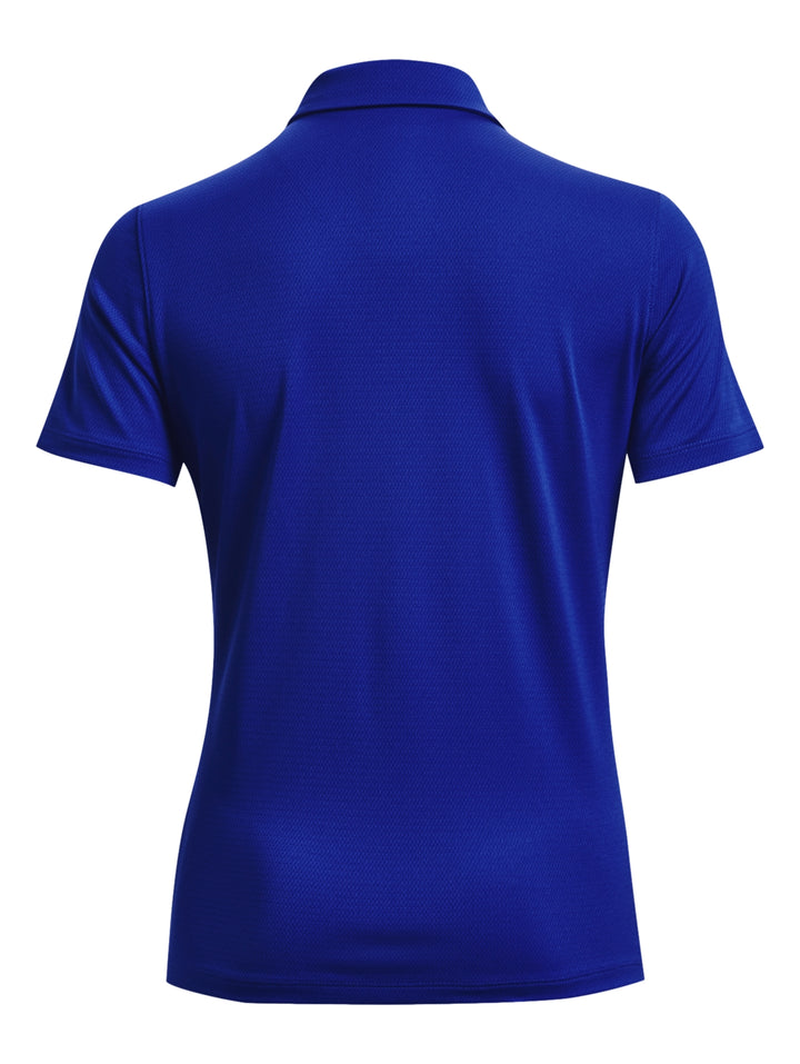 Playera Polo Under Armour Team Tech Azul para Mujer