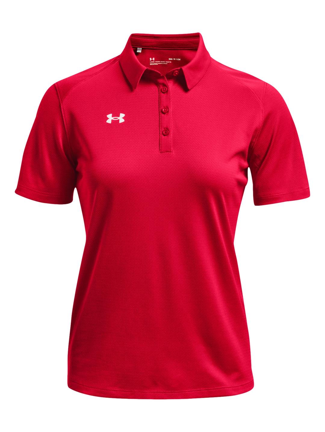 Playera Polo Under Armour Team Tech Rojo para Mujer