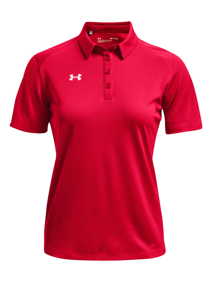 Playera Polo Under Armour Team Tech Rojo para Mujer