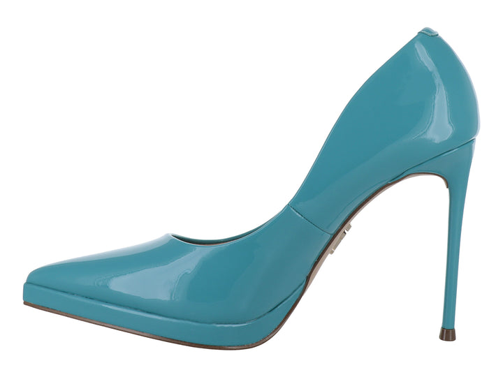 Zapatillas de Tacón Steve Madden Teal Pat para Mujer