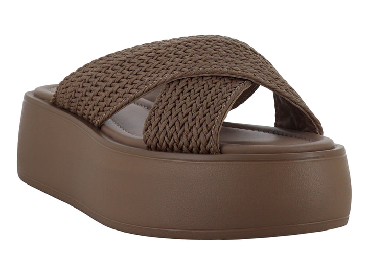 Sandalias Plataforma Calvin Klein Color Khaki para Mujer