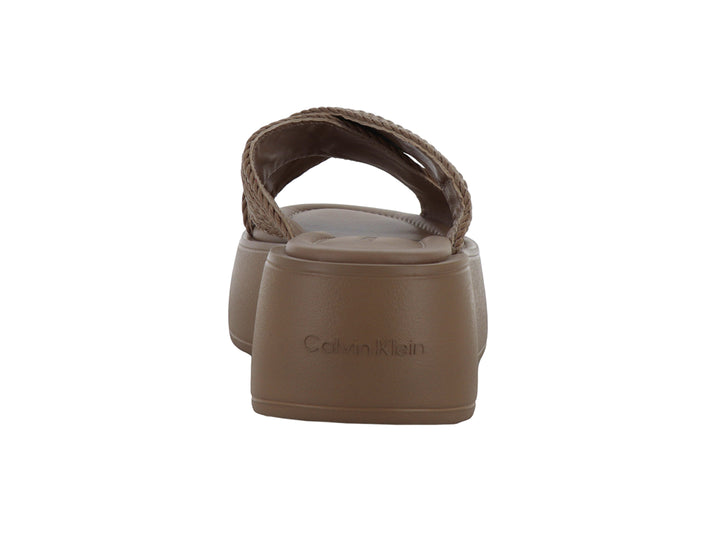 Sandalias Plataforma Calvin Klein Color Khaki para Mujer