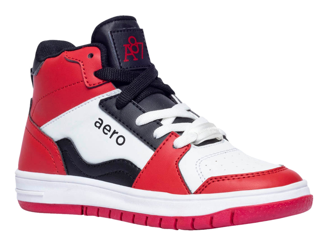 Tenis Aeropostale Negro y Rojo para Nino