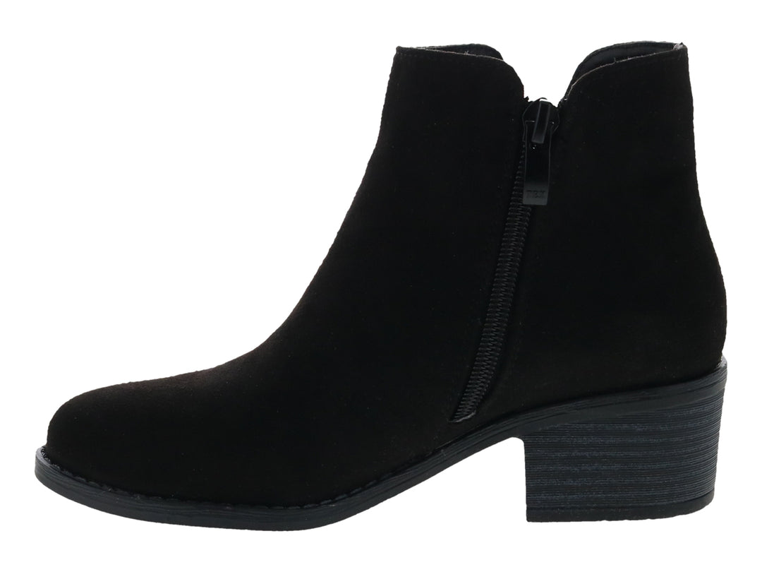 Botines Tropicana Negros de Gamuza para Niña