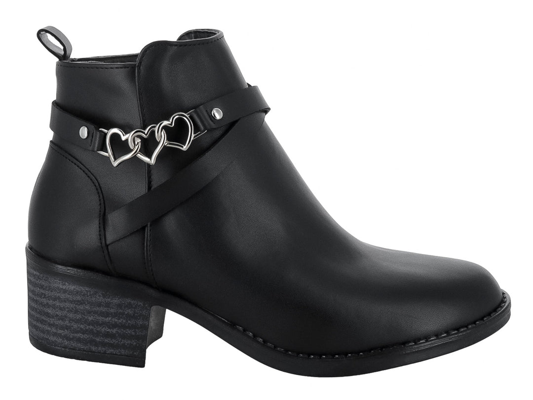 Botines Tropicana Negros Casuales para Nina