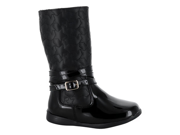 Botas Tropicana de Charol Negro para Nina