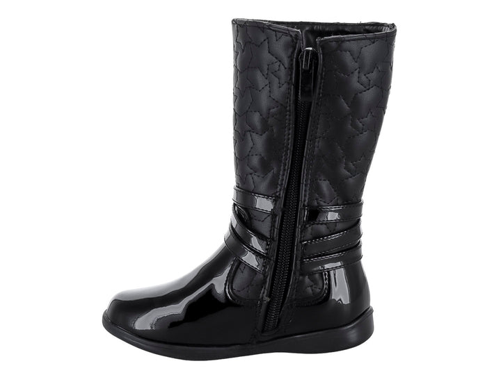 Botas Tropicana de Charol Negro para Nina