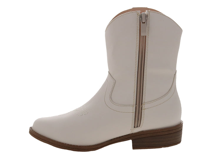 Botas Vaqueras Tropicana Beige Claro para Niña