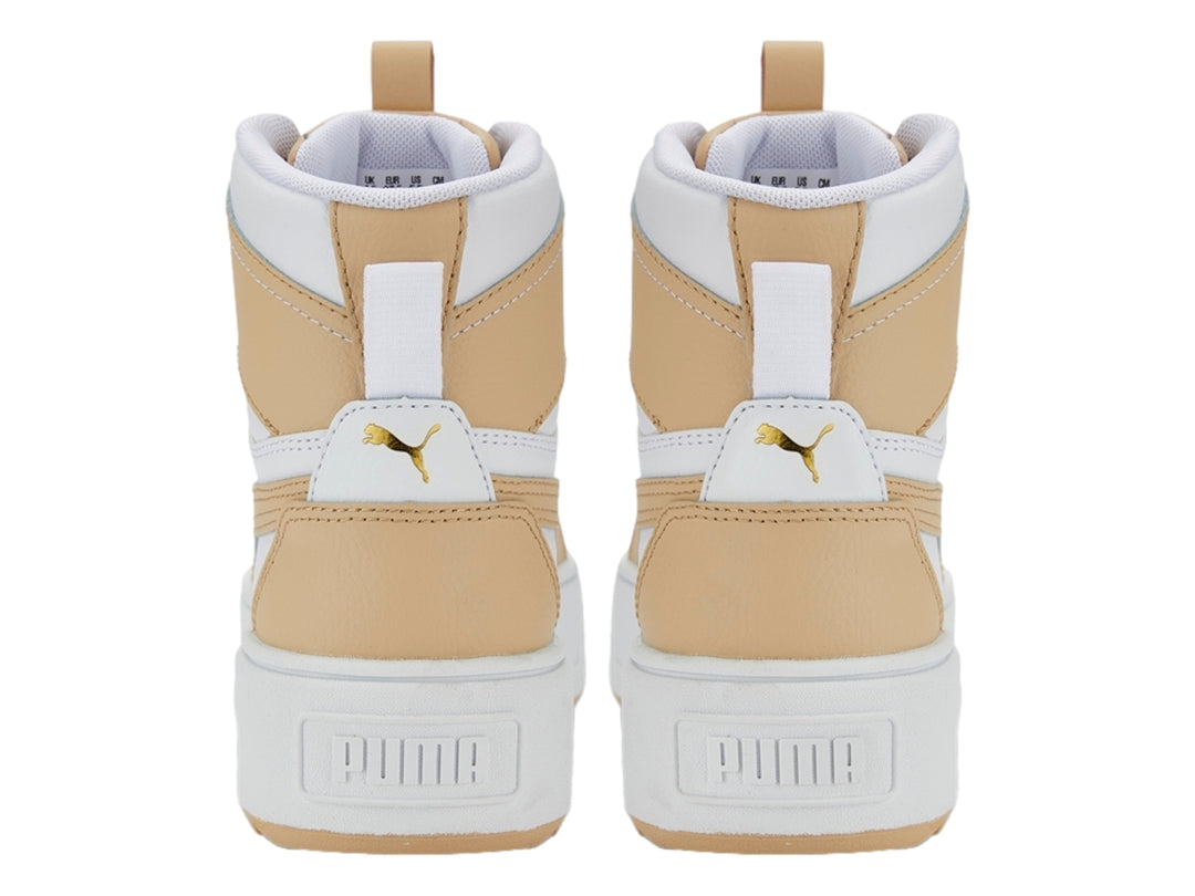 Tenis PUMA Karmen Rebelle Mid Blanco y Beige para Mujer