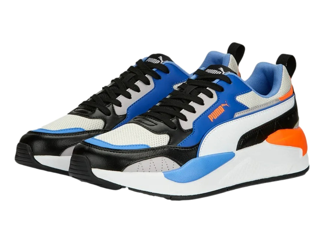 Tenis PUMA X-Ray 2 Square Multicolor Negro y Azul