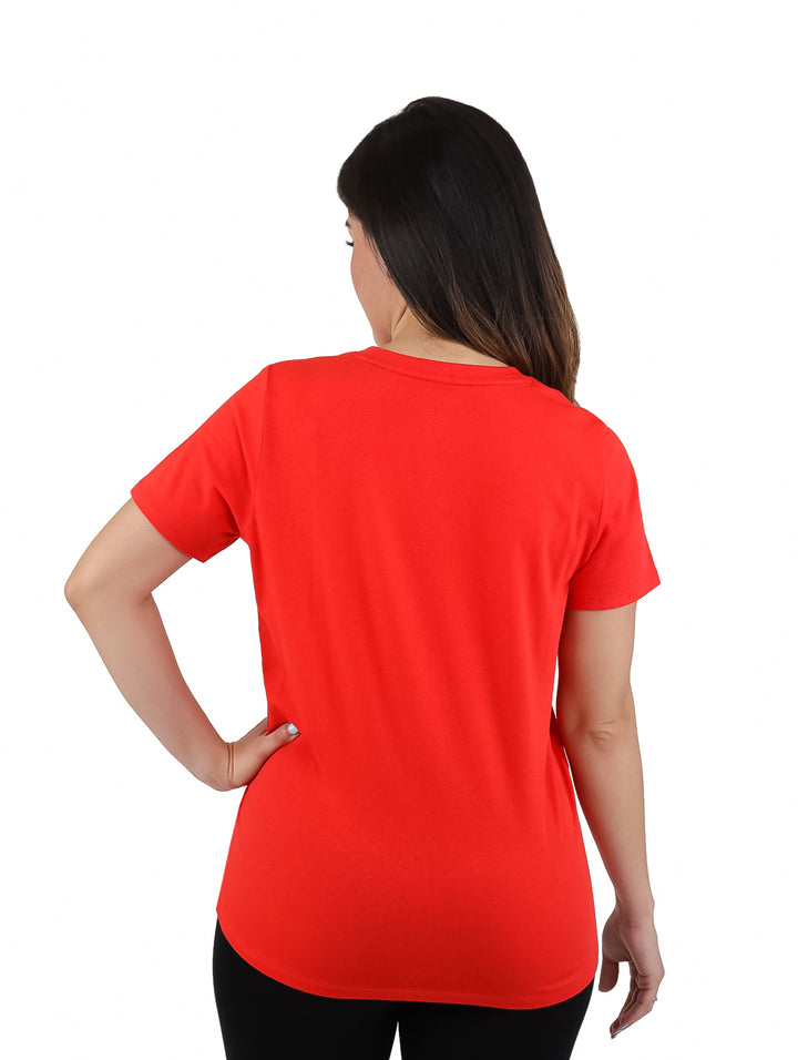 Playera DKNY Rojo para Mujer