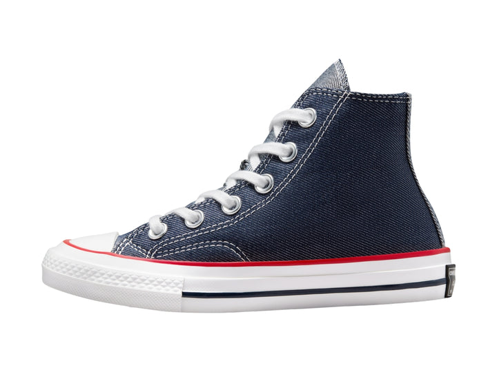 Tenis Converse Chuck 70 Hi Azul Marino para Niño