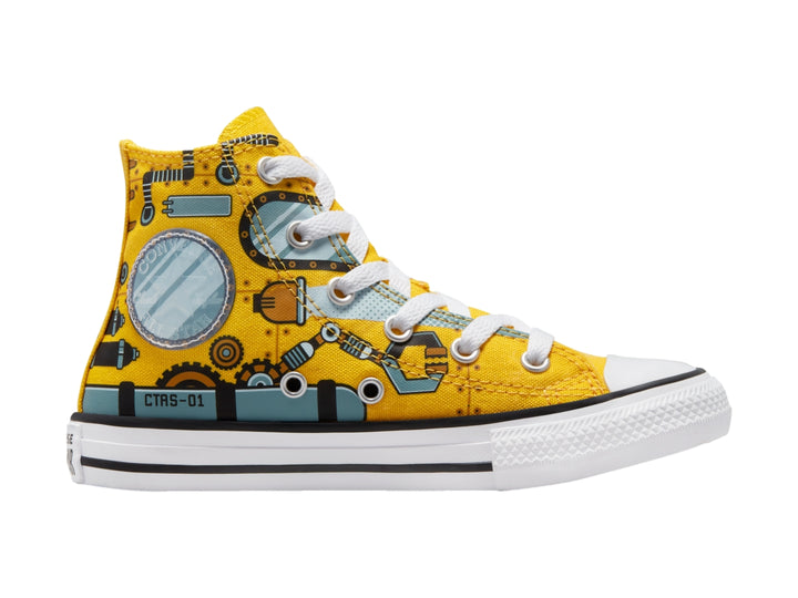 Tenis Converse Chuck Taylor All Star Hi Amarillos para Nino