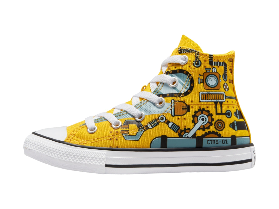 Tenis Converse Chuck Taylor All Star Hi Amarillos para Nino