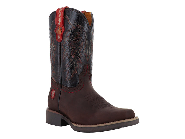 Botas Vaqueras Nokota Horse Color Chocolate para Nino