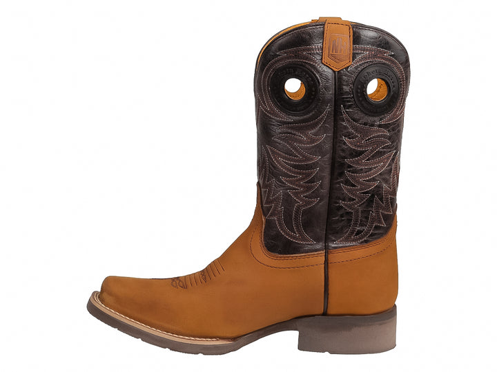 Botas Vaqueras Nokota Horse Color Crazy Miel para Nino