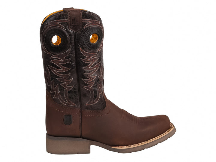 Botas Vaqueras Nokota Horse Color Chocolate para Nino