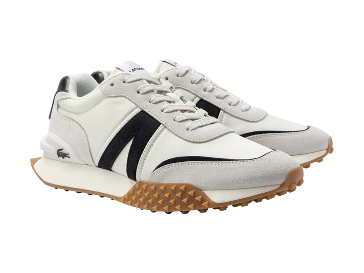 Tenis Lacoste L-Spin Deluxe Blancos y Negros para Hombre