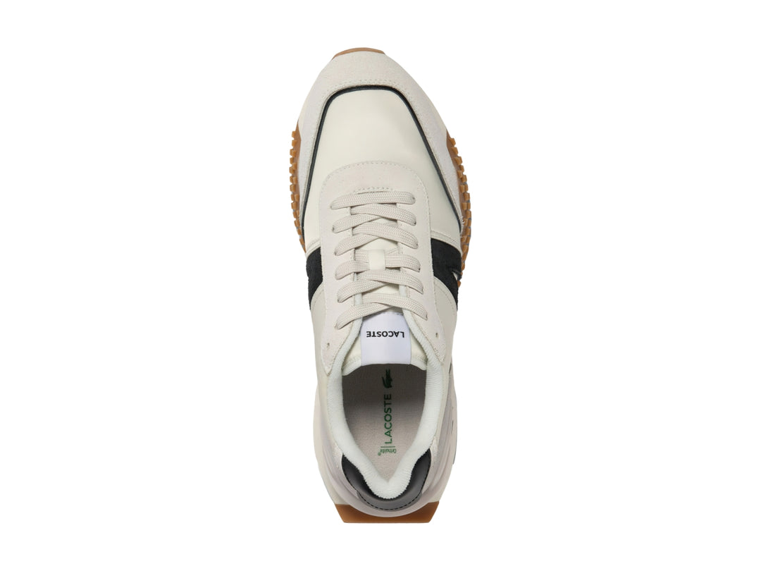 Tenis Lacoste L-Spin Deluxe Blancos y Negros para Hombre