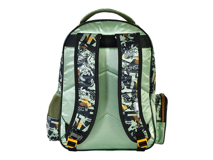 Mochila Yadatex Halo Verde y Naranja para Niño