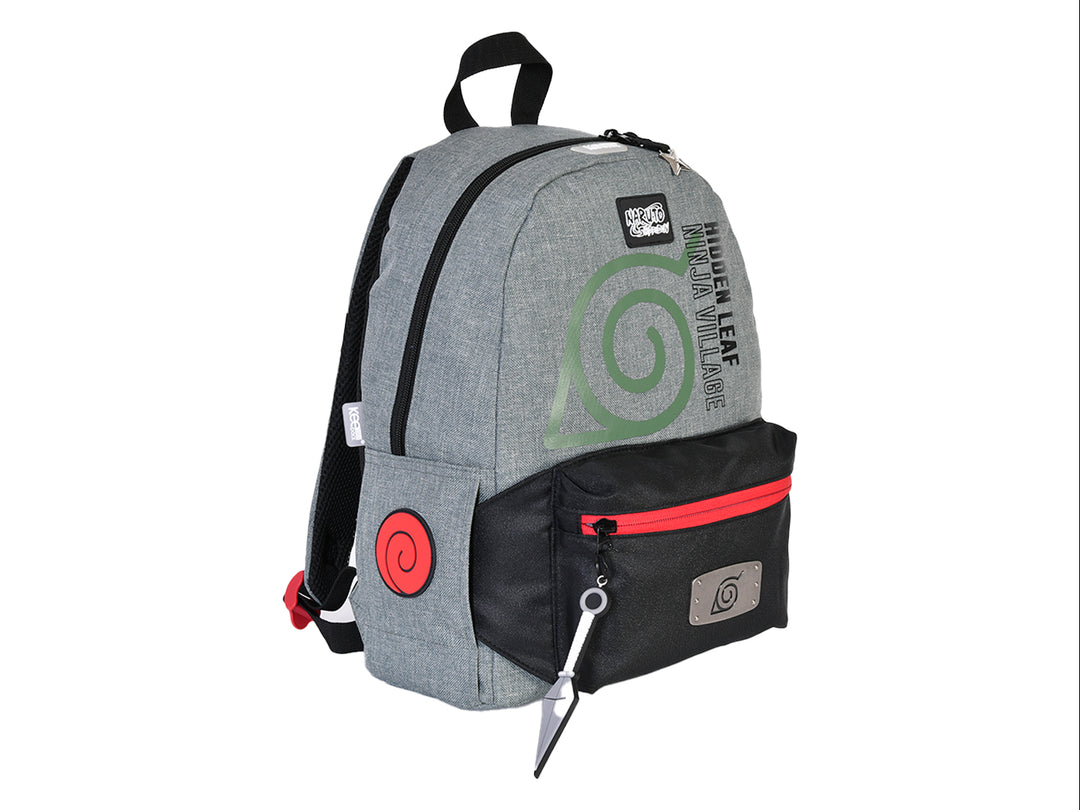 Mochila Escolar Yadatex Naruto Shippuden Verde para Nino